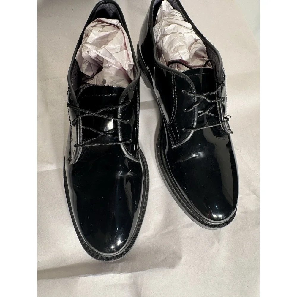 Unisex Military Lace Up Dress Formal Marching Wedding Shoes -‎ Size 6.5